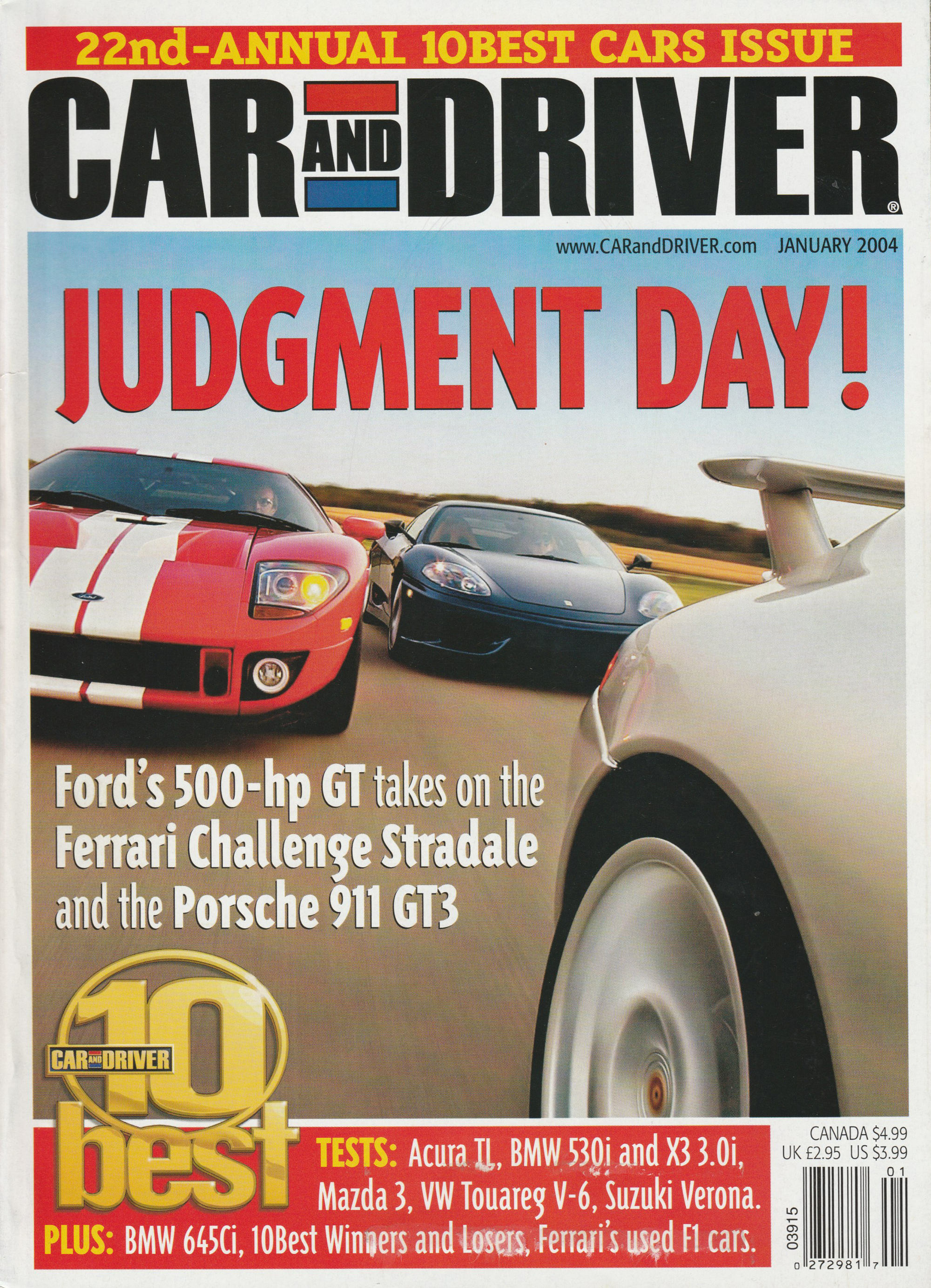 Car Driver Ford GT versus Ferrari 360