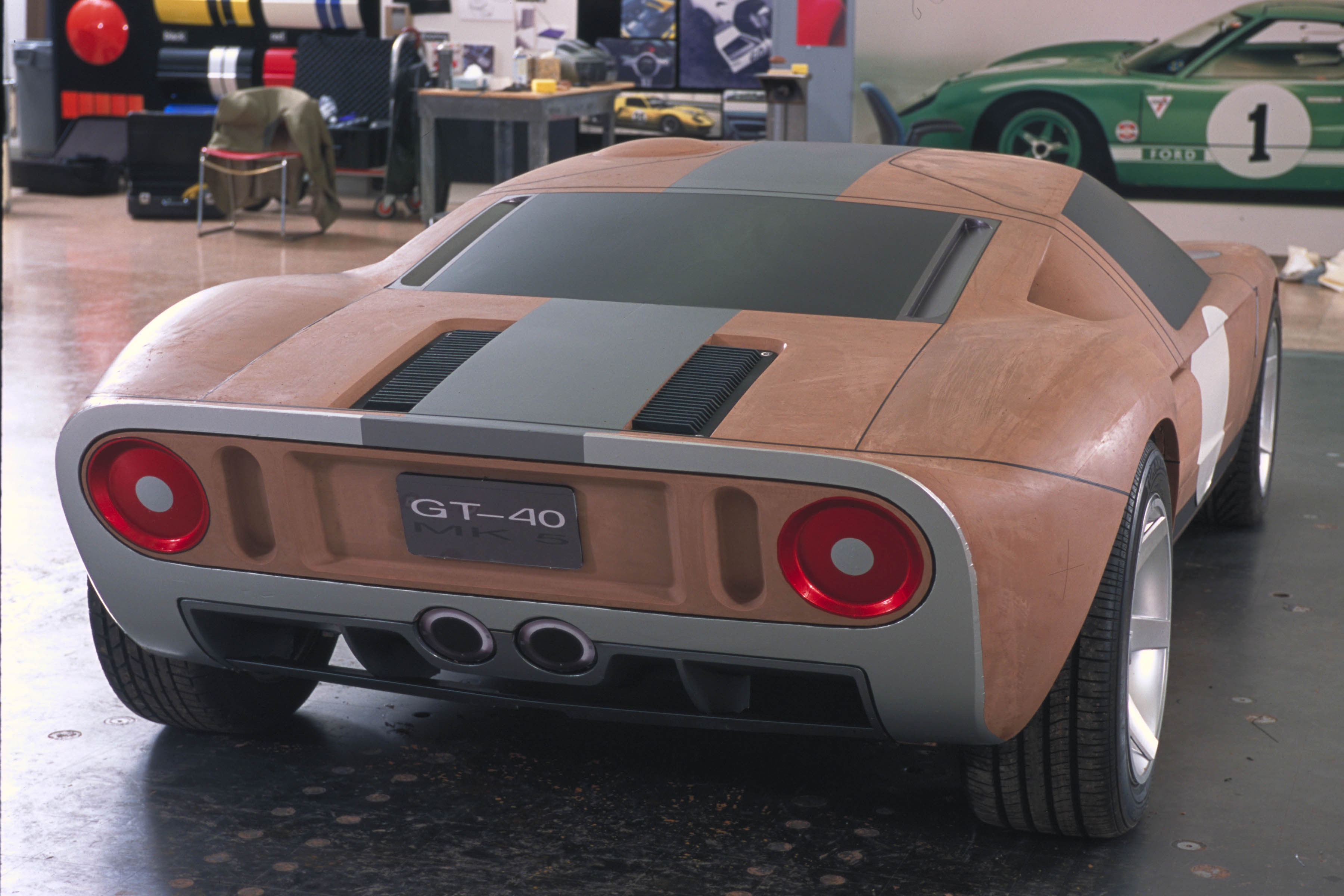 Ford GT40 Concept Clay Back