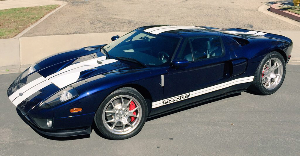 2005 Ford GT Long Term Front Dark Blue