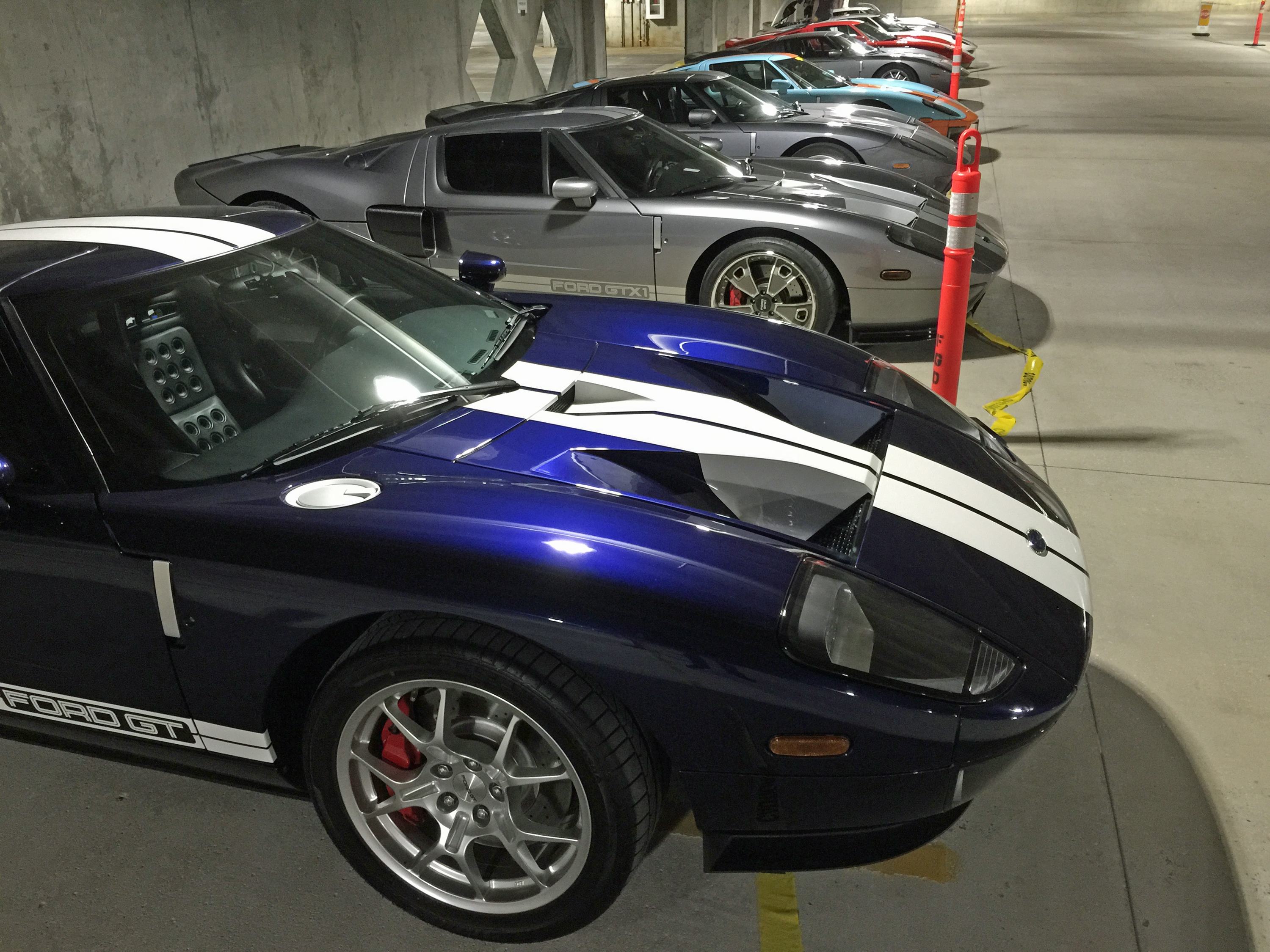 Ford GT Owners Rally 10 Parking Garage
