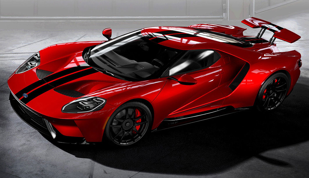 2017 Ford GT Red Black