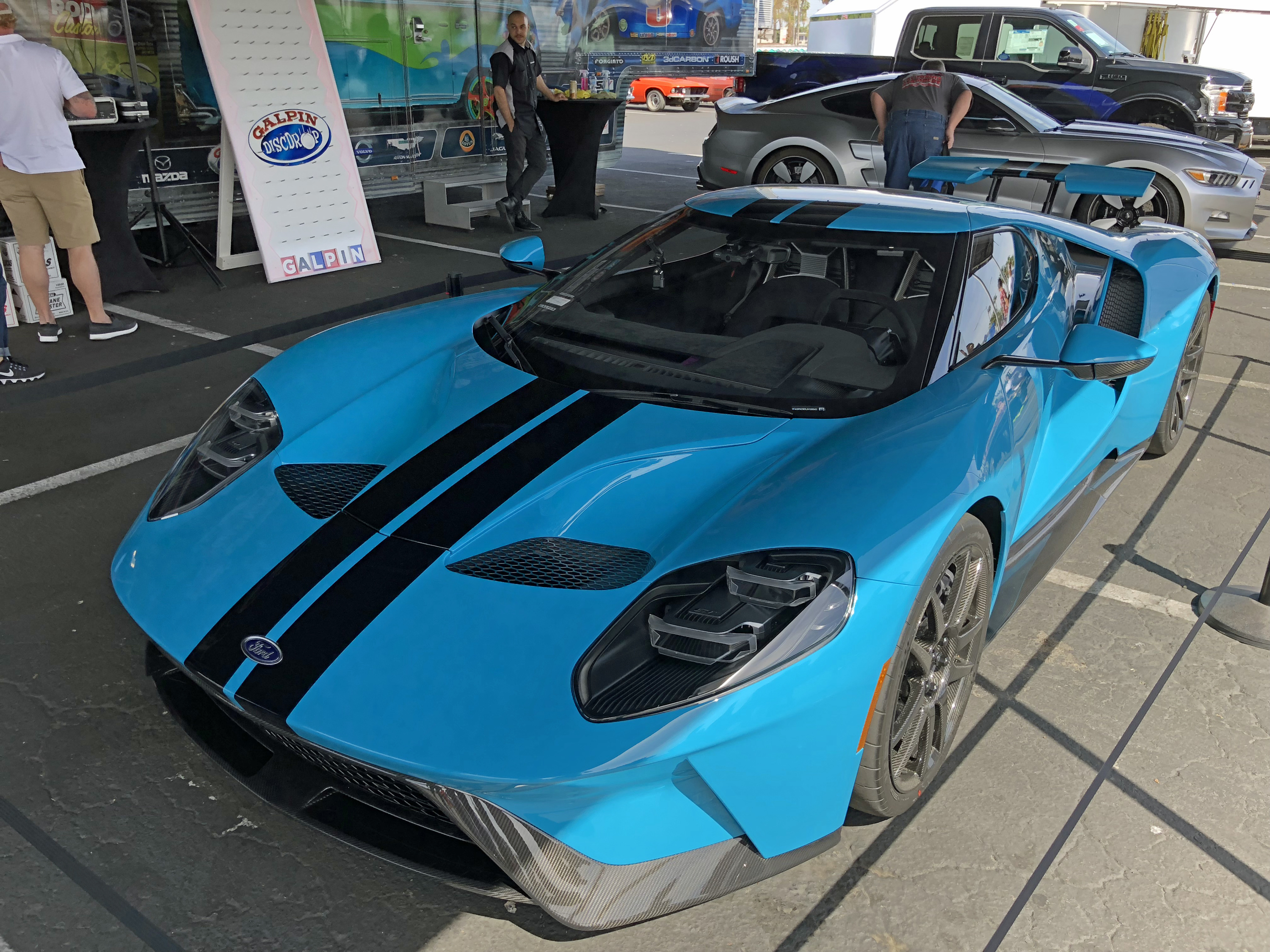 Fabulous Fords Forever 2018 New Ford GT Miami Blue