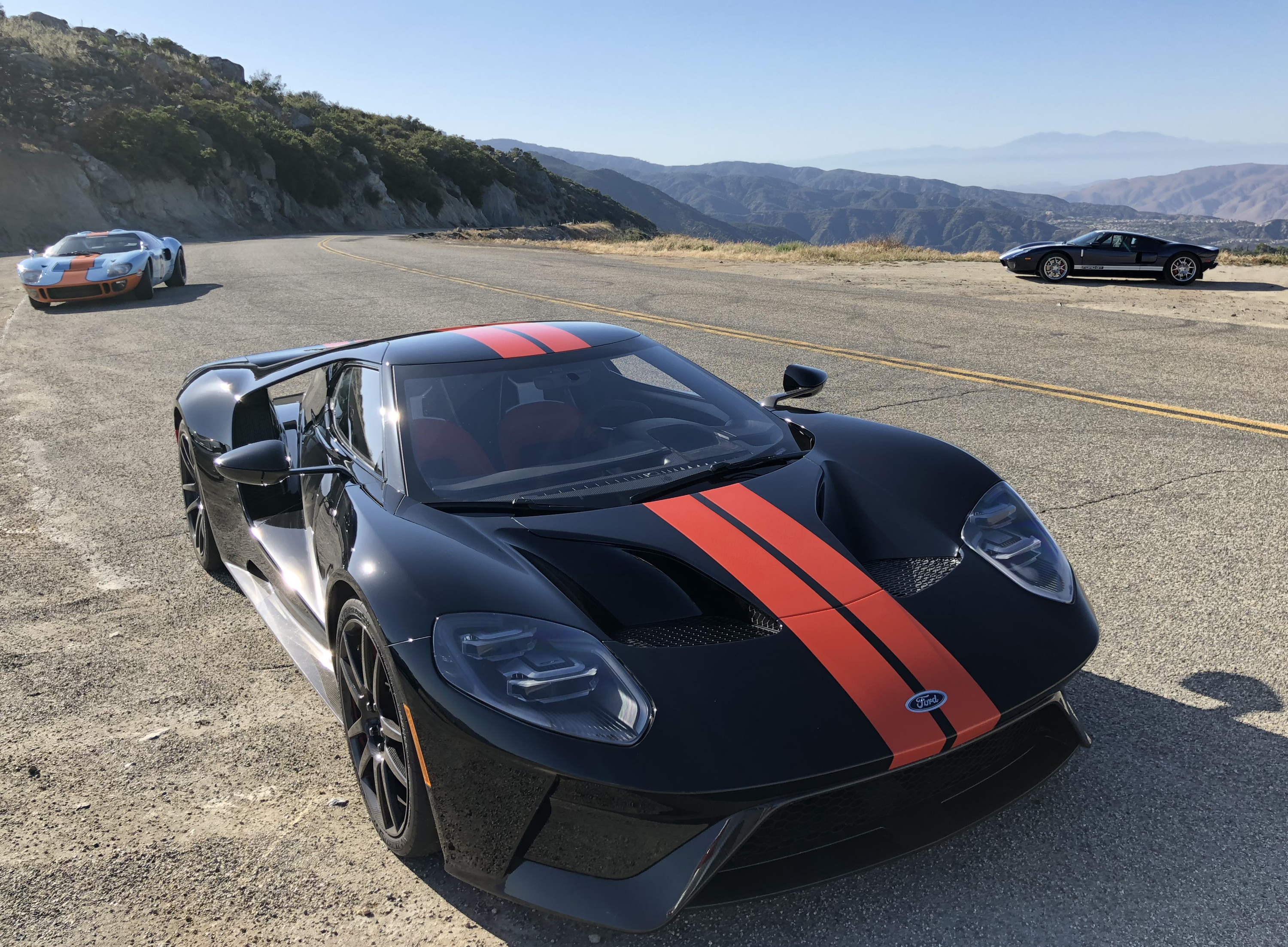 New Ford GT Black Orange Comparison Shoot