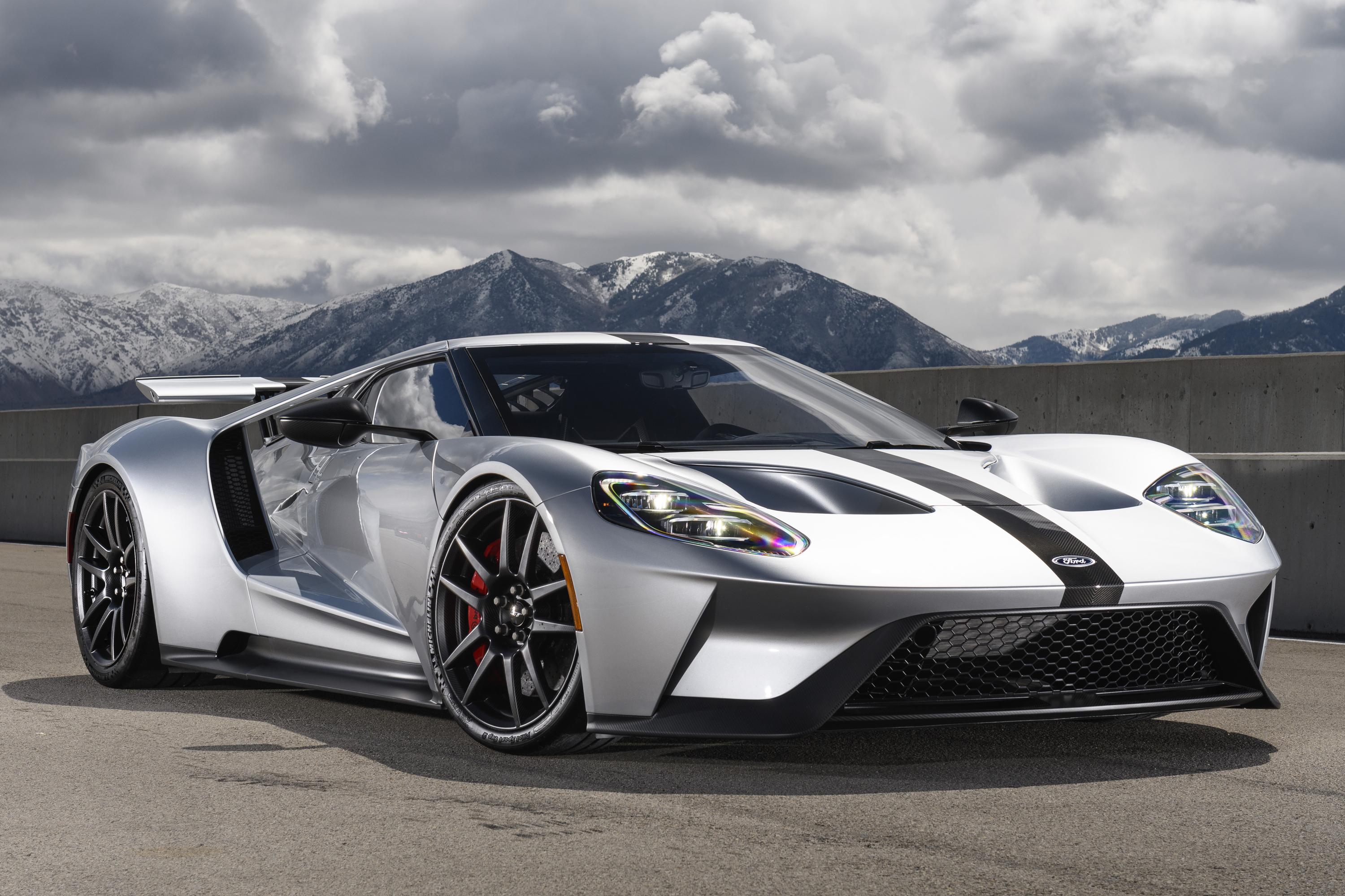 New Ford GT Competition Series Front Silver