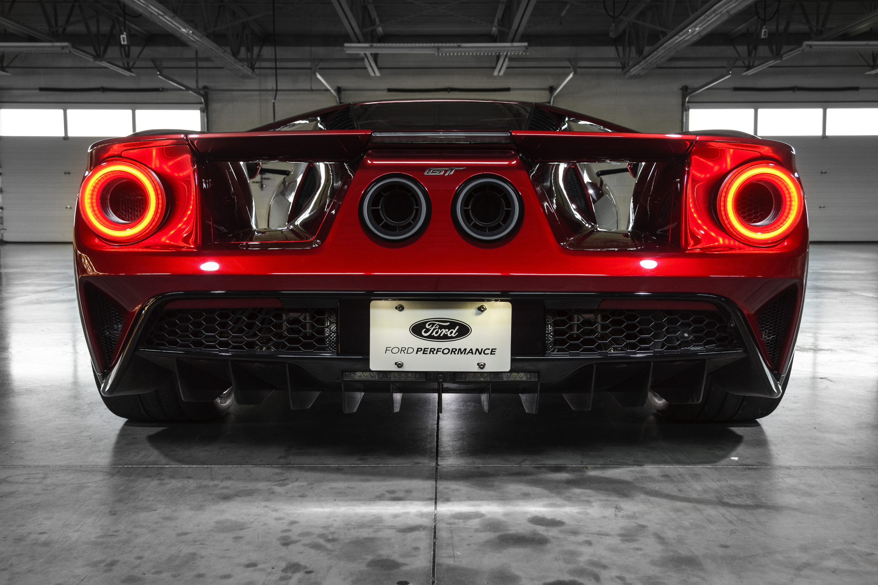 New Ford GT Liquid Red Rear End
