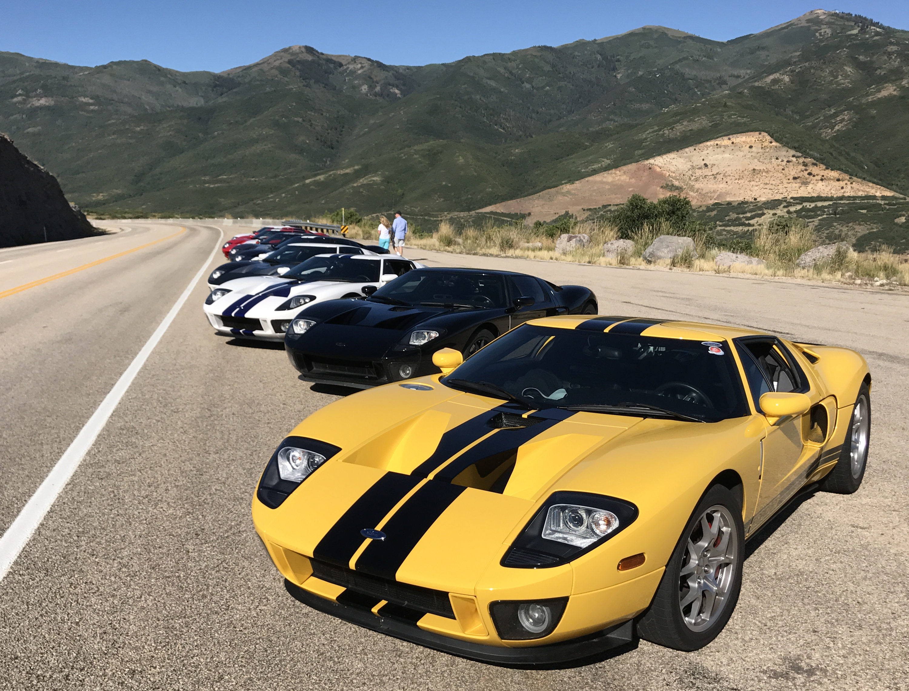 Owners Rally 12 Ford GT Mountains