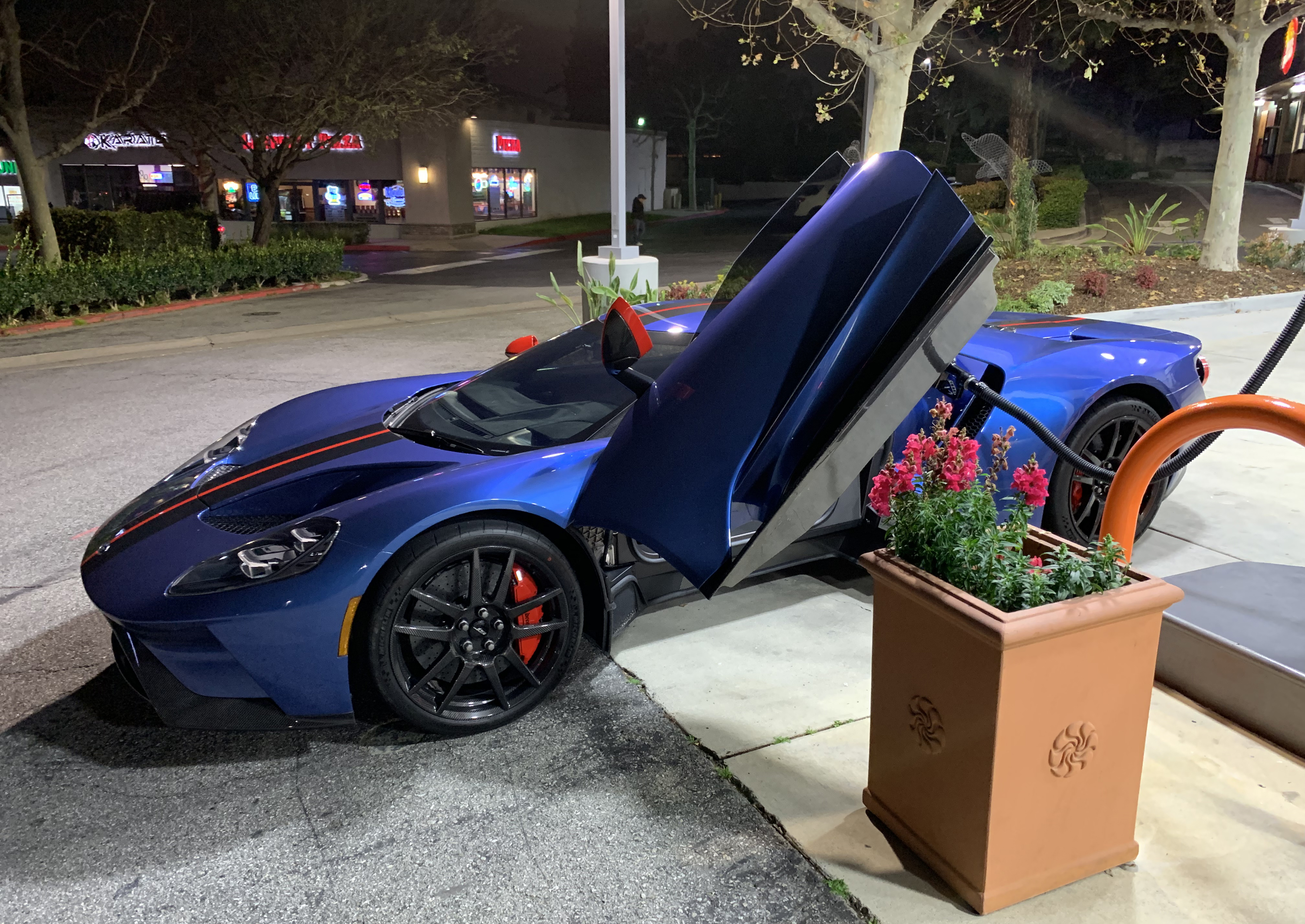 2019 Ford GT Carbon Series Gas Station Door Open