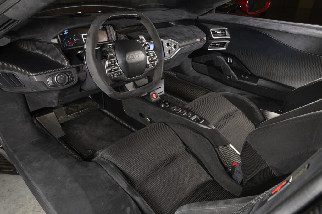 New Ford GT Interior Black