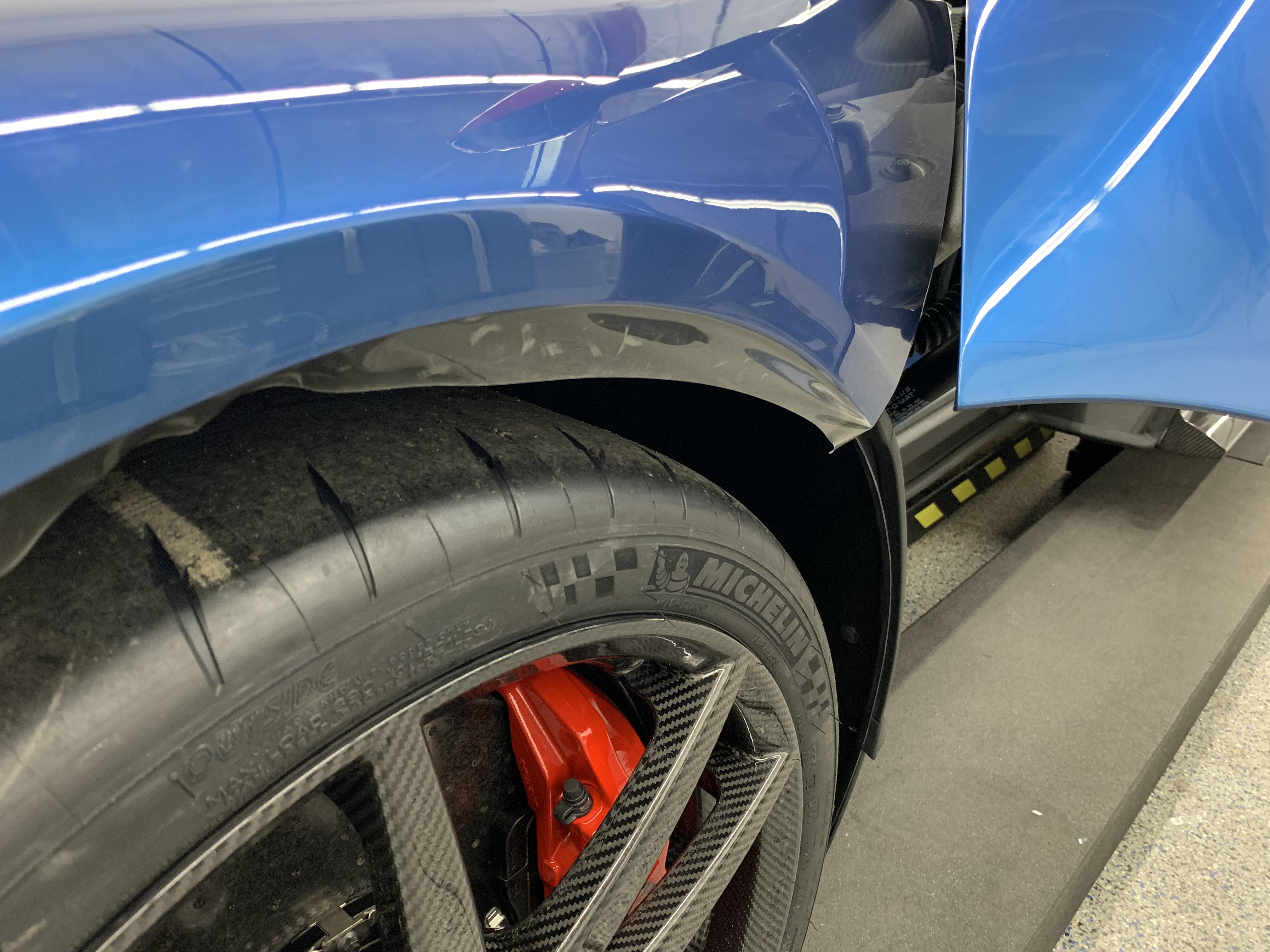 2019 Ford GT Carbon Series Paint Protection Film Wheel Well